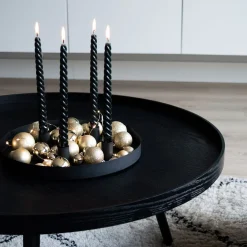 36 Kleine Kunststof Kerstballen Licht Goud In Koker