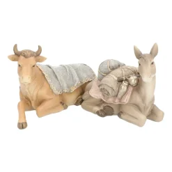 9 Luxe Kerststal Figuren Vergrijsd 30 Cm