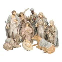 9 Luxe Kerststal Figuren Vergrijsd 30 Cm