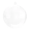 2 Vulbare Kerstballen 9 Cm Transparant