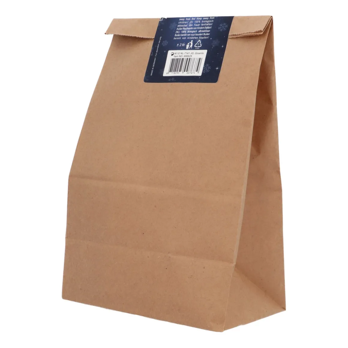 Biologische Kunstsneeuw In Papieren Zak