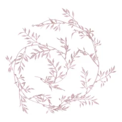 Blaadjes Slinger Met Glitter | Roze | 260 Cm