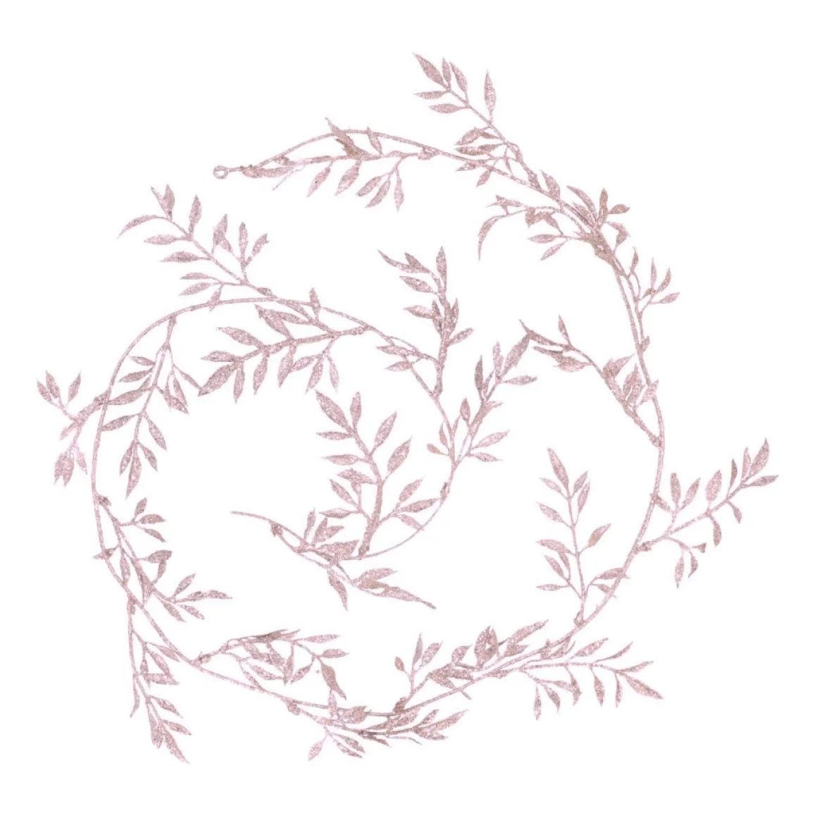 Blaadjes Slinger Met Glitter | Roze | 260 Cm