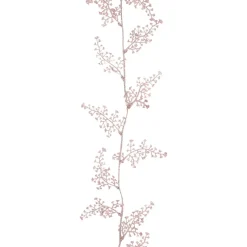 Blaadjes Slinger Met Glitter | Roze | 270 Cm