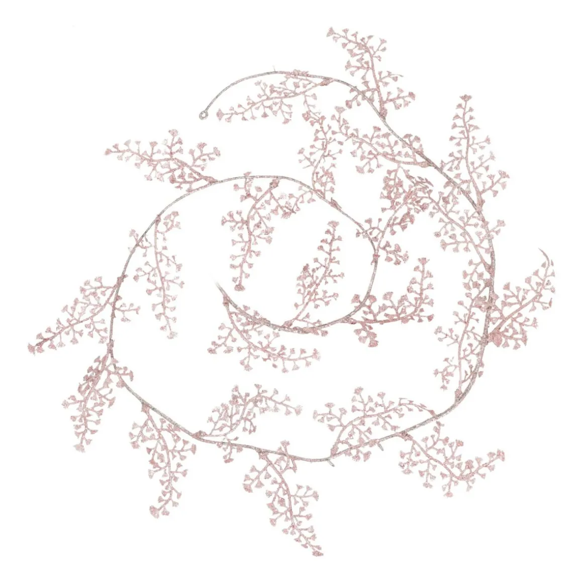 Blaadjes Slinger Met Glitter | Roze | 270 Cm