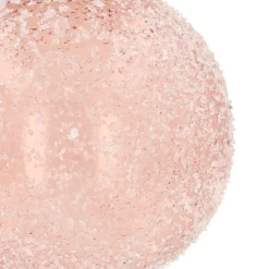 Bruine Kerstbal Met Handgemaakte Spikkels