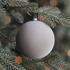 Cotton Green Fluwelen Kerstbal Onbreekbaar