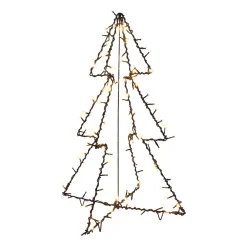 3D Kerstboom Met LED | 75 Cm | Timer | Buiten