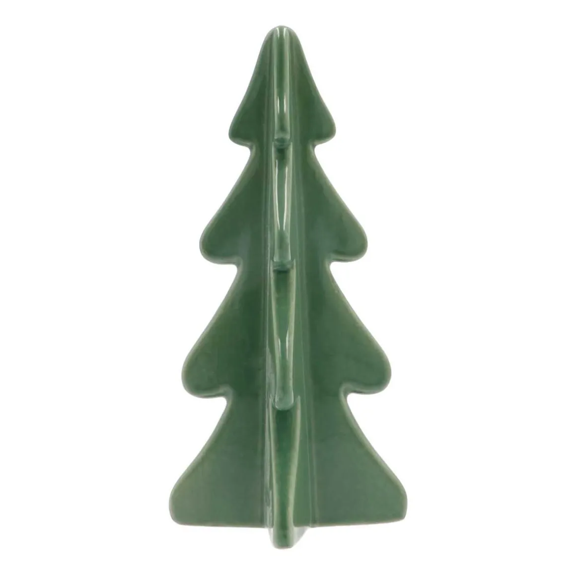 3D Porseleinen Kerstboom | Cottage Green | 21 Cm