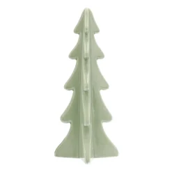 3D Porseleinen Kerstboom | Mintgroen | 28 Cm