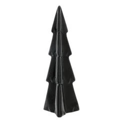 3D Porseleinen Kerstboom | Zwart | 22 Cm