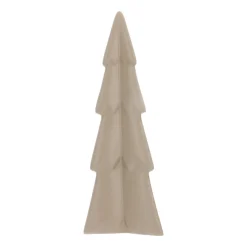 3D Porseleinen Kerstboom | Taupe | 22 Cm