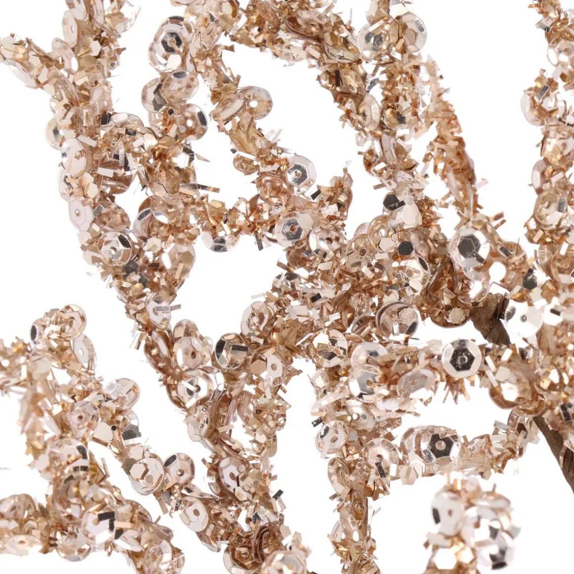 Decoratietak Met Pailletten | Goud | Kunststof | 43 Cm