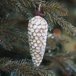 Dennenappel Kersthanger 13 Cm Polyresin