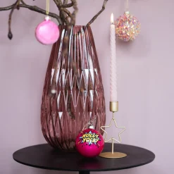 Dinerkaarshouder Met Ster | 15 Cm | Mat Goud | Metaal