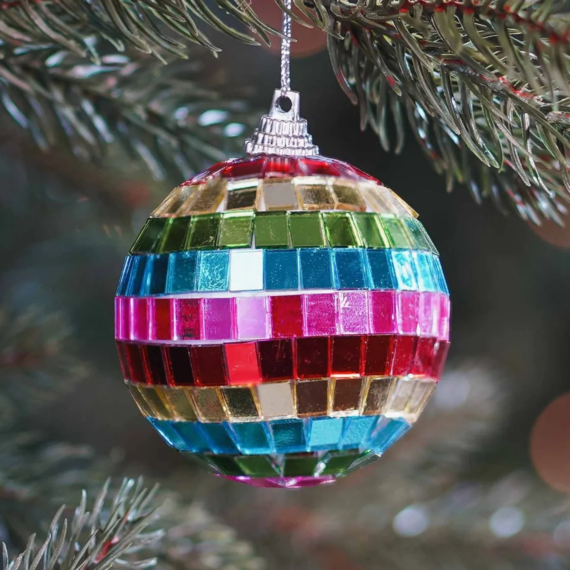 Disco Kerstbal | Multikleuren | 6 Cm