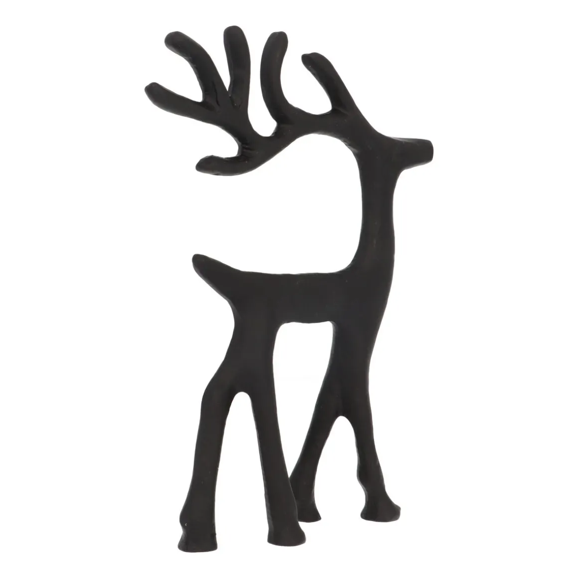 Elegant Zwart Rendier Met Kop Omhoog