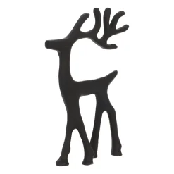 Elegant Zwart Rendier Met Kop Omhoog