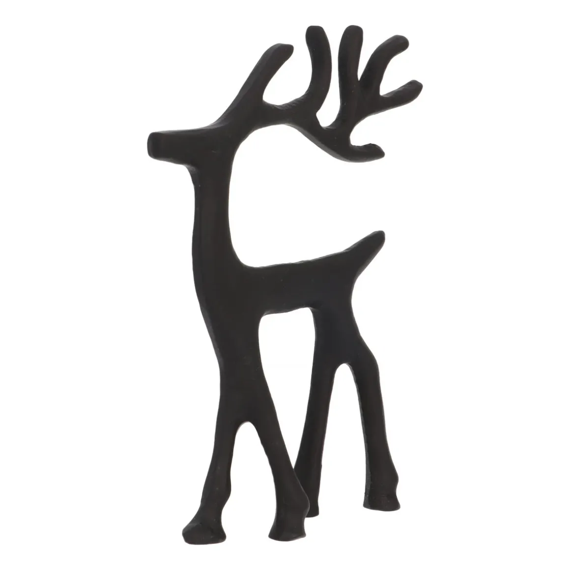 Elegant Zwart Rendier Met Kop Omhoog