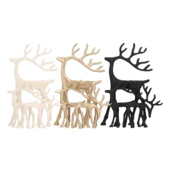 Elegant Zwart Rendier Met Kop Omhoog