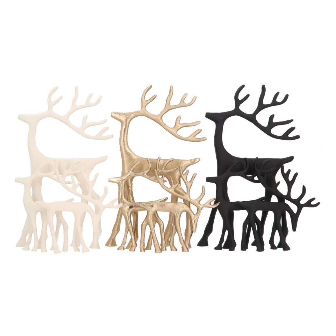 Elegant Zwart Rendier Met Kop Omhoog