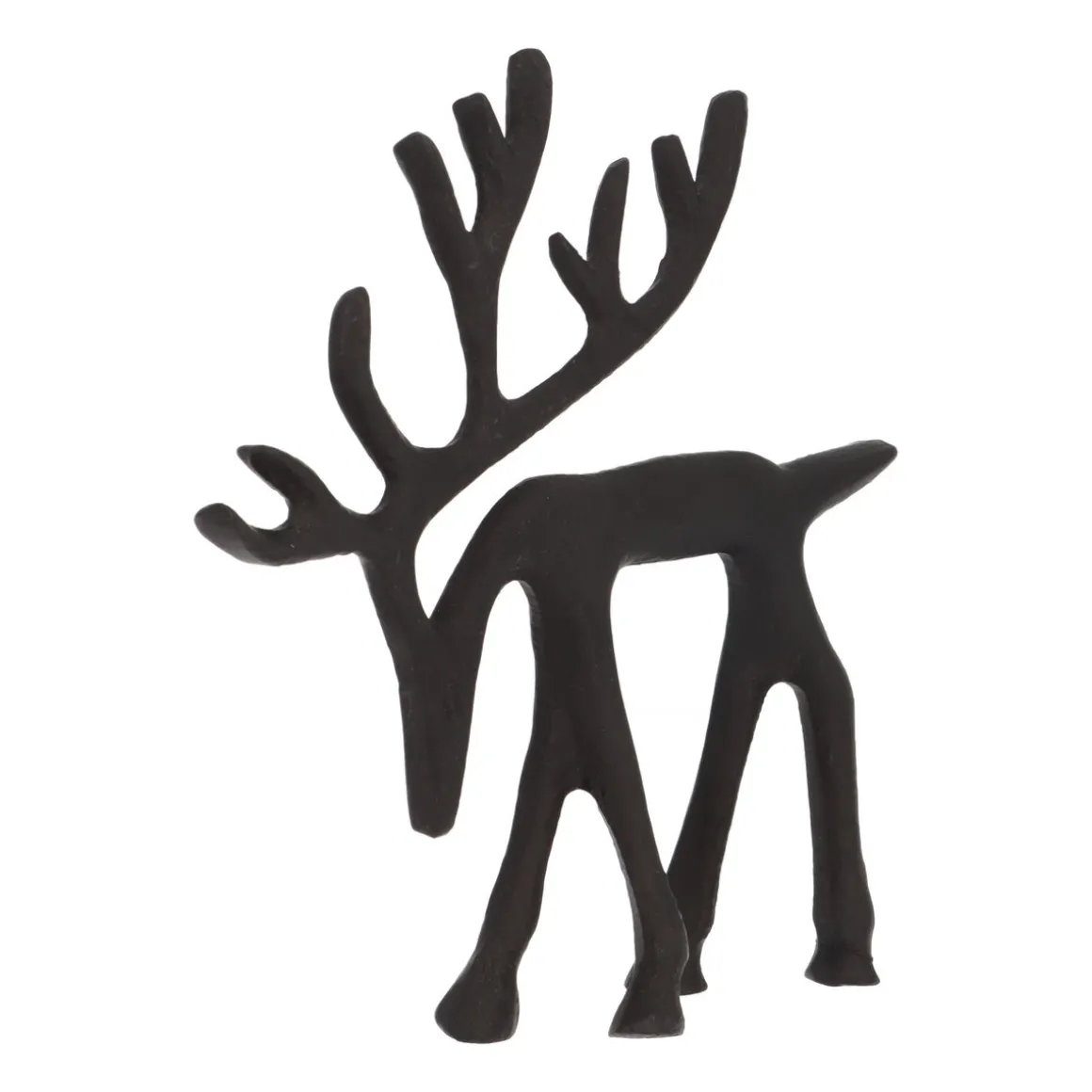 Elegant Zwart Rendier Met Kop Omlaag