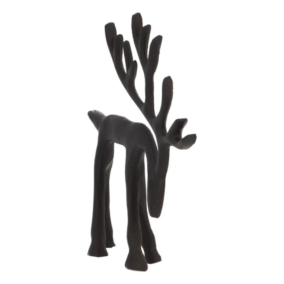 Elegant Zwart Rendier Met Kop Omlaag