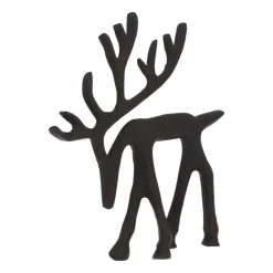 Elegant Zwart Rendier Met Kop Omlaag