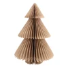 Elegante Taupe Papieren Glitterkerstboom