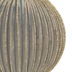 Frisse Cottage Green Kerstbal Met Gouden Glitters