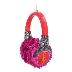 Gekleurde Koptelefoon Kersthanger Voor Een Muzikale Kerst