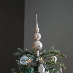 Glazen Lichtgouden Glitterpiek