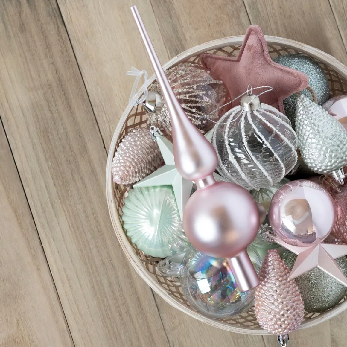 Glazen Piek | Mat Roze | 27 Cm