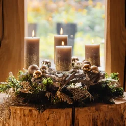 Glitter Veertjes Slinger 260cm Champagne