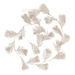 Glitter Veertjes Slinger 260cm Champagne