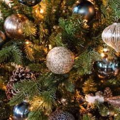 Glitterbal Champagne 8cm