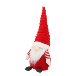 Gnoom In Rode Kerstoutfit Met Buigbare LED Muts