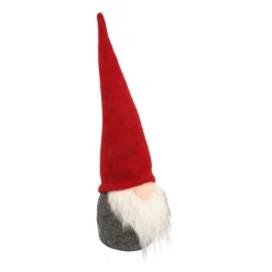 Gnoom Met Bordeauxrode Puntmuts | 30 Cm