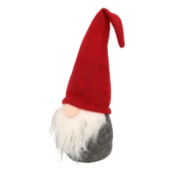 Gnoom Met Bordeauxrode Puntmuts | 30 Cm