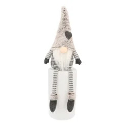 Gnoom Met Bungelbenen | Grijs | 37 Cm