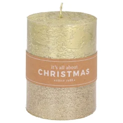 Goud Metallic Stompkaars | 10 Cm