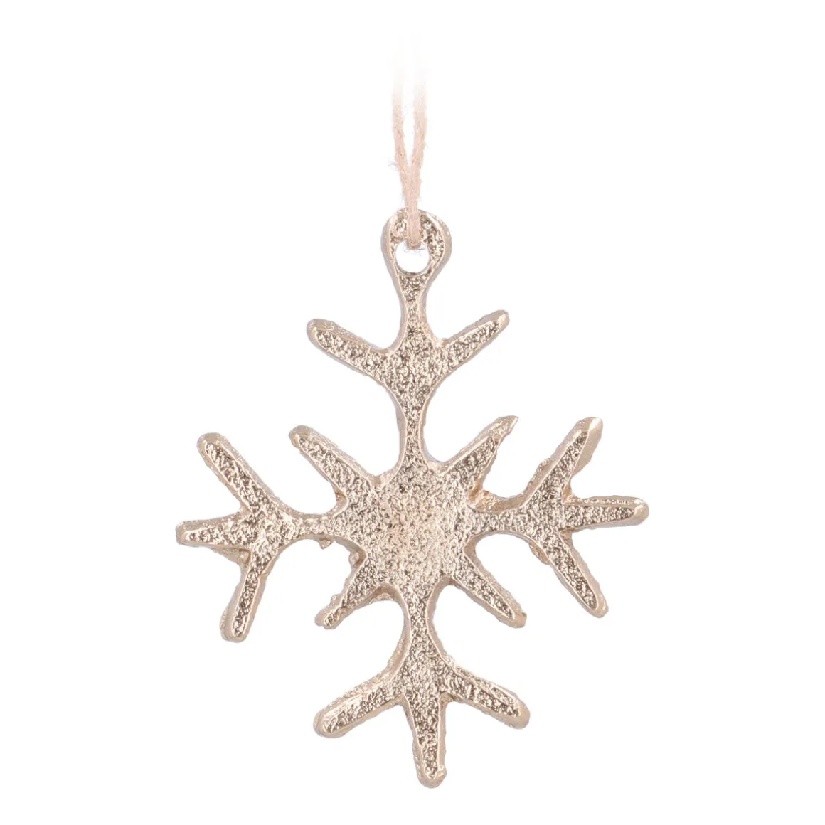 Gouden Aluminium Sneeuwvlok Kersthanger