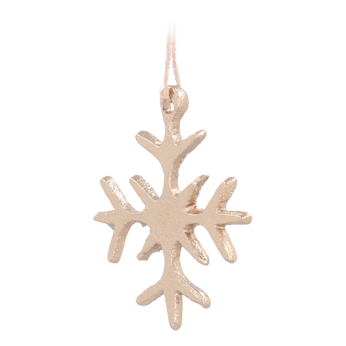 Gouden Aluminium Sneeuwvlok Kersthanger