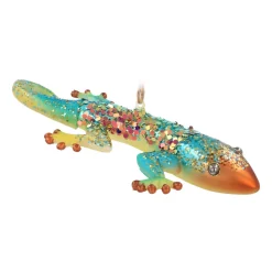 Gouden Gekko Kersthanger Voor Een Exotische Kerstversiering