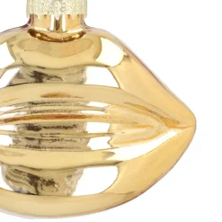 Gouden Glazen Mond Kersthanger