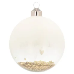 Gouden Kerstbal 'Baby's First Christmas'