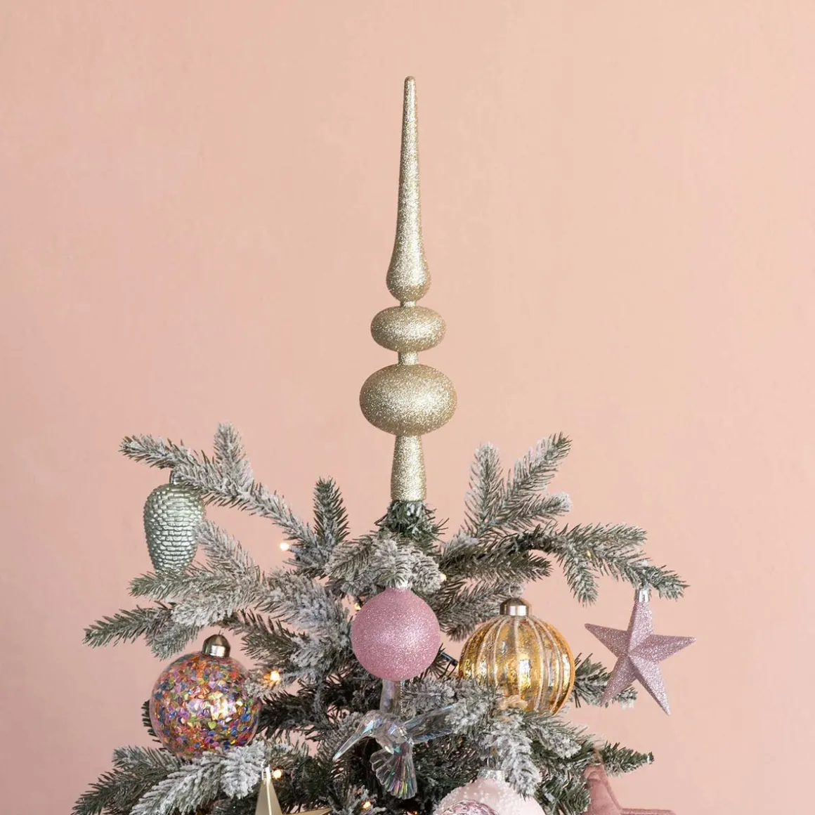 Gouden Piek | Kunststof | 30 Cm | Met Glitter