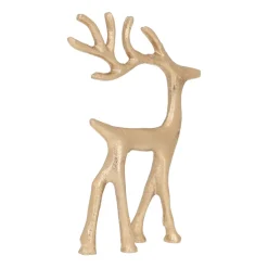 Gouden Rendier Met Kop Omhoog