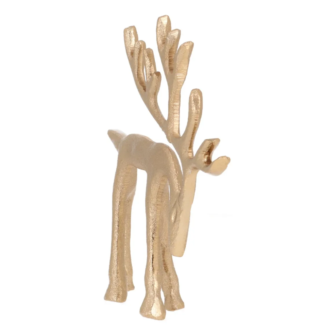 Gouden Rendier Met Kop Omlaag