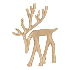 Gouden Rendier Met Kop Omlaag